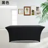 Mantel elástico de cobertura total con estampado de seda de leche para comercio exterior, para banquetes de hotel, decoración de salas de exposiciones y uso en exteriores
