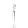 Conjunto de Talheres de Aço Inoxidável Faca, Garfo e Colher Espessado 1010 Talheres Hotel Ocidental Faca e Garfo para Bife Colher de Sobremesa Garfo para Massa