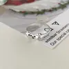 Anillo Lindo de Cachorro con Dedo Índice Abierto para Mujer Plata de Ley 925 Anillo Mismo Estilo Nuevo Estilo Caliente Lujo Accesible Nicho Sentido de Alta Gama