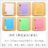 Pasta A4 Coreana Multicamadas com Inserções Transparentes Pasta Classificadora de 60 Páginas Material de Escritório Armazenamento Clipe para Partitura