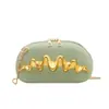 Bolso de Noche Personalizado con Patrón de Olas 2026 Bolso de Moda Nuevo Elegante y Estiloso Cadena Sencilla Bolso Cruzado de Noche para Mujer