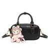 Bolsa Pequena Retro Yuezi para Mulheres 2026 Novo Estilo Bloqueio de Cores de Alta Qualidade Versátil Bolsa Transversal Bolsa de Mão Fashionável Bolsa Bowling