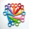 Fábrica de comercio exterior personalizada tijeras de seguridad para niños hechas a mano de 4 pulgadas preescolar escolar pequeñas de plástico Tijeras Tijeras