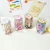 Caja de Gomas para el Cabello Desechables para Niñas, Accesorios Mixtos para el Cabello Infantil, Gomas para el Cabello de Bebé que No Lastiman el Cuero Cabelludo, Venta al Por Mayor de Fábrica