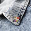 Broche visceral creativo transfronterizo original personalidad corazón costilla cerebro útero forma flor metal goteo insignia