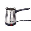 Cafetera eléctrica transfronteriza de acero inoxidable de pequeña capacidad de 0,8 l, cafetera turca