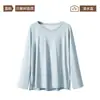 Pijama de modal para mujer, fino con copas incorporadas en el pecho, nuevo estilo 2026, de manga larga, adecuado para primavera y otoño, se puede usar como ropa exterior, conjunto de loungewear de corte holgado