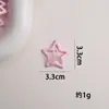 Pasador de Estrella de Dopamina Y2K Lindo para Niña Estrella de Cinco Puntas Pasador de Cabello Color Caramelo Ins Clip BB Clip para Flequillo