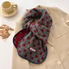 Bufanda de Punto de Felpa Suave y Cera Estilo Coreano Estilo Ins de Doble Cara para Mujer Cálida de Invierno Bufanda de Lana para Estudiante