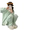 Atacado 2026 Novo Modelo Pijama de Maternidade com Bojo, Roupa Pós-Parto de Algodão Seda Gelada, Roupa de Dormir para Amamentação para Mulheres, Peça Única Drop Shipping