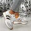 Sapatos estilo "dad shoes" importados para mulheres plus size de cintura fina, novos sapatos casuais estudantis de sola grossa para primavera-verão 2026, sapatos esportivos femininos Cortez