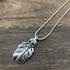 Colgante de Marca Militar Hiphop para Hombre de Moda Europeo y Americano Joyería Hip-Hop para Hombre Colgante de Collar Largo de Plata de Ley para Celebridad de Internet Personalidad