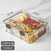 Caja de almacenamiento de té sellada de grado alimenticio, caja de embalaje compartimentada para hojas de té, frasco de almacenamiento a prueba de humedad para hierbas medicinales chinas y granos