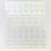 Pegatinas de Uñas Retro Corazón de Cuervo Transfronterizas Calcomanías 3D en Relieve Bronceadas Pegatinas para Uñas Pegatinas Decorativas de Mariposas para Uñas