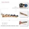 Clip de Diamante Flash Europeo y Americano de Un Carácter Cyber Color Popular Pinza para el Cabello de Pedrería Clip Lateral Clip para el Flequillo ins Elegante Accesorios para el Cabello Versátiles
