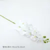 Flor Artificial Phalaenopsis Decoración de Arreglo Floral para Auditorio de Hotel Boda Flor de Seda Artificial Fondo de Boda Pared de Flores Decoración de Escritorio