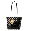 Bolsa de mano informal popular de gran capacidad con lunares, nuevo modelo 2026 para mujer, bolso de hombro versátil de alta gama para el trabajo