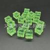 18mm Luminoso Fino Piscando Gelo Acrílico Quadrado Transparente Gelo DIY Acessórios Artesanais Gelo Luminoso