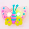 Zapatos LED Zapatos de Flores Tenis que se Iluminan Zapatos Blancos Accesorios DIY Mariposa Brillante que Parpadea Flor Cordones Hebilla Decorativa