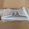 Cabide Curto em Forma de Ganso de 8cm para Guarda-Roupa Doméstico, Cabide de Plástico Revestido em Forma de 2 com Abertura Baixa, Antiderrapante, Solução de Armazenamento de Calças sem Marcas