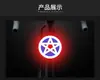 Luz Traseira Divertida Amor para Bicicleta Luz de Bicicleta Recarregável Luz de Freio para Bicicleta de Montanha Equipamento Criativo para Passeio de Bicicleta de Estrada