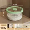 Contenedor de Almacenamiento de Arroz de Gran Capacidad para Uso en la Cocina, Adecuado para Almacenar Granos, Arroz y Harina, a Prueba de Humedad, a Prueba de Insectos, Engrosado y Sellado