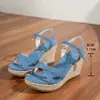 Sandalias de una sola tira para mujer, nuevo estilo coreano de verano 2026, sandalias romanas de tacón alto con plataforma de suela gruesa y punta de pez para mujer