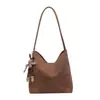 Bolsa Tote Tecida Simples de Nicho para Mulheres 2026 Nova Bolsa de Ombro de Grande Capacidade Versátil Retrô Moda para o Dia a Dia
