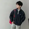Roupas infantis, coleção de outono para meninos, moletons, tamanhos M e G, roupas esportivas para primavera e outono, roupas de outono para meninos, blusas com gola alta, roupas da moda para crianças