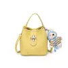 Bolsa de Mão da Moda de Alta Qualidade para Mulheres com Fivela de Cadeado, Bolsa Transversal Versátil e Fashion, Design Exquisito de Urso, Bolsa de Ombro tipo Saco Super Popular