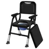 Silla de Inodoro Multifuncional Plegable para Ancianos, Inodoro Móvil al por Mayor, Taburete para Mujeres Embarazadas, Silla de Inodoro para Baño para Uso en el Hogar