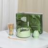 Juego de Té Matcha Estilo Ins Japonés Set de 7 Piezas con Batidor de Té Caja de Regalo de Cerámica Tazón de Matcha Transfronterizo con Pico