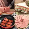 Sándwich Jamón Salchicha Desayuno Rebanadas Listo Para Comer Sándwich Jamón Fideos Instantáneos Salchicha Desayuno Salchicha Jamón Grande Caja Completa