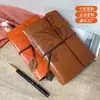 Planejador Amazon a6 a5 vintage caderno de folhas soltas com tira a7 diário criativo planejador caderno feito sob medida