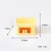Lindo set de modelo miniatura de tienda de conveniencia estilo japonés, mini muebles de animales pequeños, juguete de comida para casa de muñecas, decoración DIY