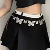 Corrente de Cintura de Metal Pequena Borboleta Nova Chegada Feminina Decoração de Borboleta Alta Qualidade Moda Garota de Festa Vestido Jeans Seco Fashionável Cinto