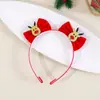 Accesorios Europeos y Americanos Transfronterizos Nuevos para el Cabello Infantil Fiesta Navideña Papá Noel Reno Lazo Diadema Diadema para Niñas