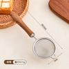 Peneira de Farinha Manual com Cabo de Madeira Imitação, Peneira de Açúcar em Pó para Confeitaria, Coador para Leite de Soja e Suco, Peneira Pequena em Forma de Cintura para Comida de Bebê