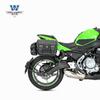 Coche muscular lobo adecuado para Kawasaki Z650 bolsa lateral de liberación rápida bolsa lateral caja lateral retro bolsa para casco modificada con cerradura impermeable