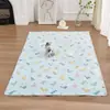 Tapete para Gatear de Bebé Bebé Látex Transpirable Absorbente de Sudor Verano Seda de Hielo Guardería Tapete para Siesta Niños Tapete para Gatear