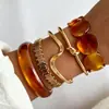 Accesorio transfronterizo de gran venta, producto nuevo: brazalete abierto de forma de ola irregular para mujer, conjunto de tres piezas personalizado y de moda de joyería para mujer