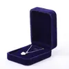 Caja de embalaje de joyería de franela directa de fábrica caja para collar pendientes anillo caja para pulsera colgante caja para pulsera venta al por mayor
