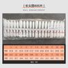 300 peças de esmaltes para unhas, loja de beleza para unhas, tamanho completo, ultrafino, sem costura, fosco, sem polimento, adesivo completo, dedo falso