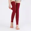 Pierneras de Cachemir de Ajenjo Calentamiento Automático Calcetines Largos para Piernas Frías de Personas Mayores, Calentadores de Rodillas para Invierno, Mangas de Rodilla Extendidas y Engrosadas para Articulaciones