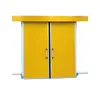 Porta de Correr Frigorífica de Abertura Dupla Manual Isolamento de Poliuretano Porta de Empurrar-Puxar Refrigeração de Alimentos Cadeia de Frio Sala de Congelamento Fabricante Atacado