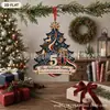 Adorno Navideño de Acrílico Tema Patriotismo 2026 250 Aniversario de la Fundación de los Estados Unidos Regalo Navideño