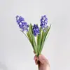 Flores Artificiales de Goma Suave Estilo Coreano de Gama Alta para Boda, Decoración de Sala de Estar Interior, Ramo de Flores Falsas al por Mayor