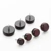Uñas de pie de doble capa plástico muebles sofá taburete uñas de pie mesa y sillas de madera maciza elevación a prueba de humedad engrosado armario hogar pie silla