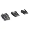 Hebilla de ajuste de cinta accesorios de equipaje desmontaje rápido hebilla de día de plástico hebilla de día hebilla de tres hebillas 20 25 38 mm
