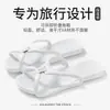 Pantuflas de viaje plegables para mujer, pantuflas portátiles antideslizantes para viajes, viajes de negocios y hoteles, pantuflas desechables suaves para hombre, venta al por mayor